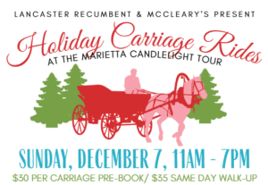 Holiday Horse & Carriage Rides at the Marietta Candlelight Tour