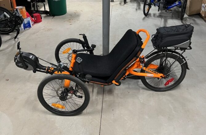 Used 2021 Catrike eCAT Trail for sale by owner at Lancaster Recumbent.