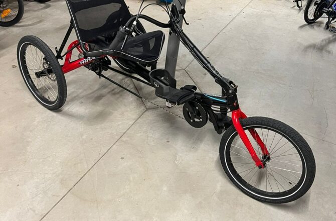 Used 2018 Hase Trigo Up trike for sale by owner at Lancaster Recumbent.