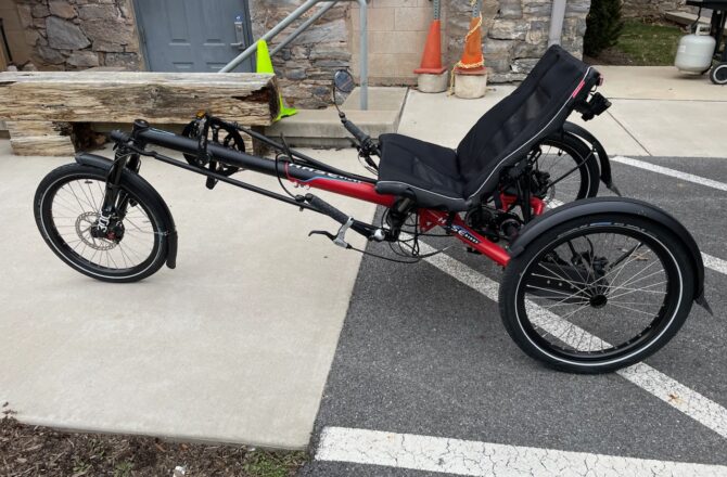 Used 2022 Hase Kettwiesel EVO with Rohloff and Dynamo Hubs for sale at Lancaster Recumbent