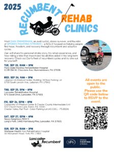 2025 Recumbent Rehab Clinics with Spokes Fighting Strokes - Event Locations