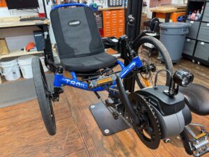 Used 2021 Catrike Trail with 2023 Bosch eKIT retrofit for sale at Lancaster Recumbent